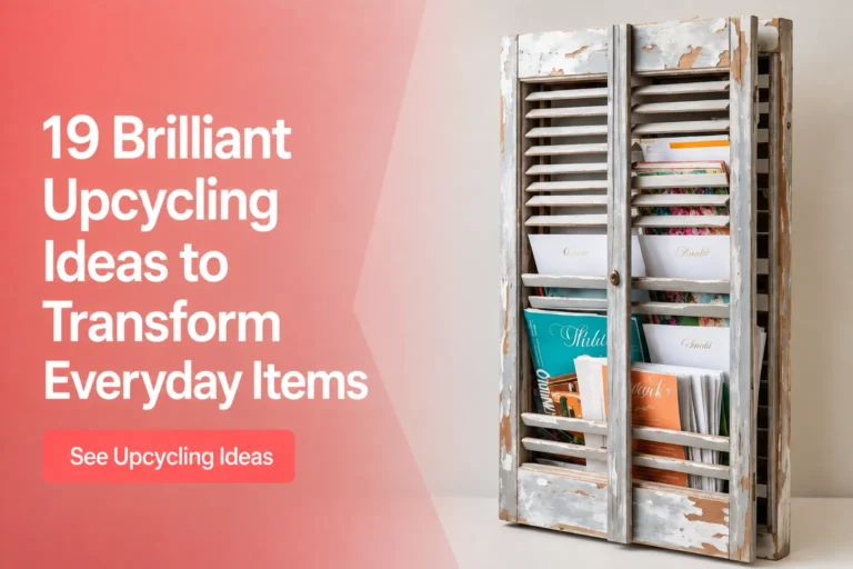 19 Brilliant Upcycling Ideas to Transform Everyday Items