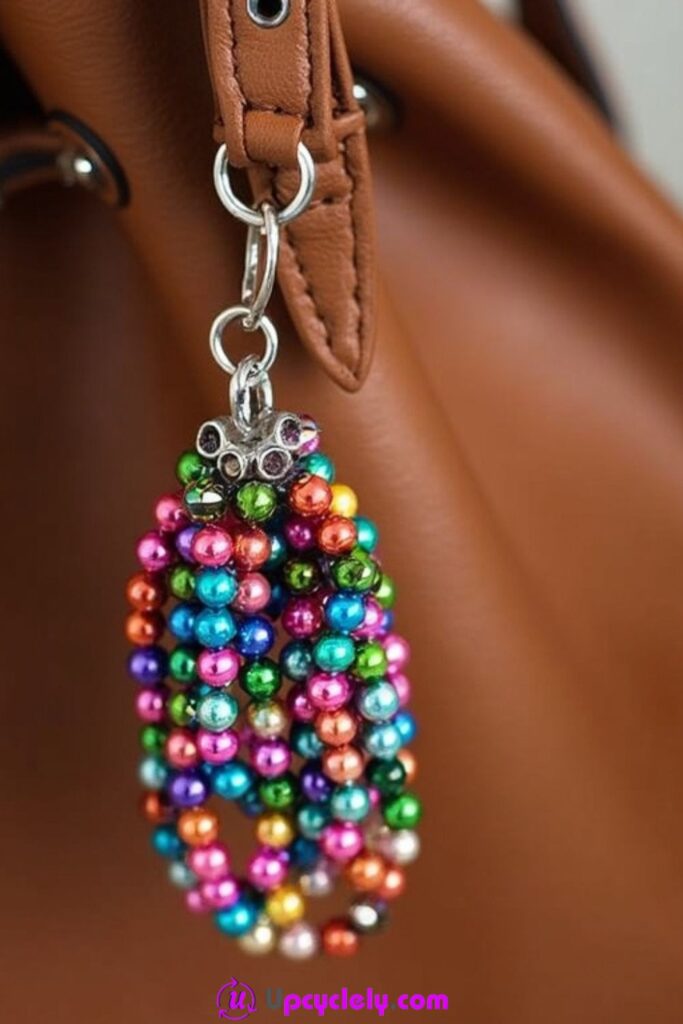 Beaded Bag Charm