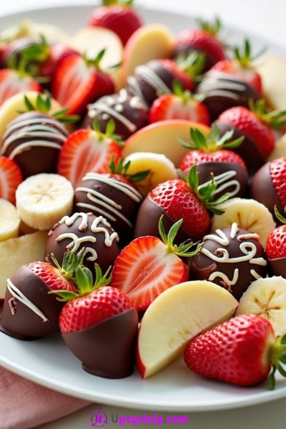 Chocolate-Dipped Fruit Tray