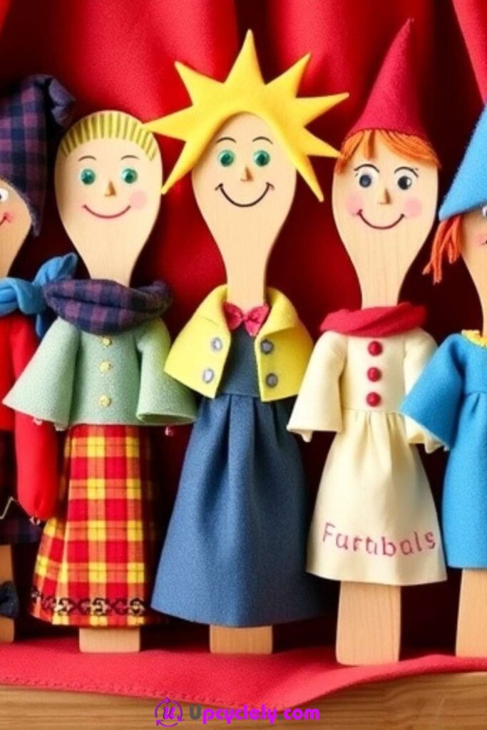 Wooden Spoon Puppet Theater