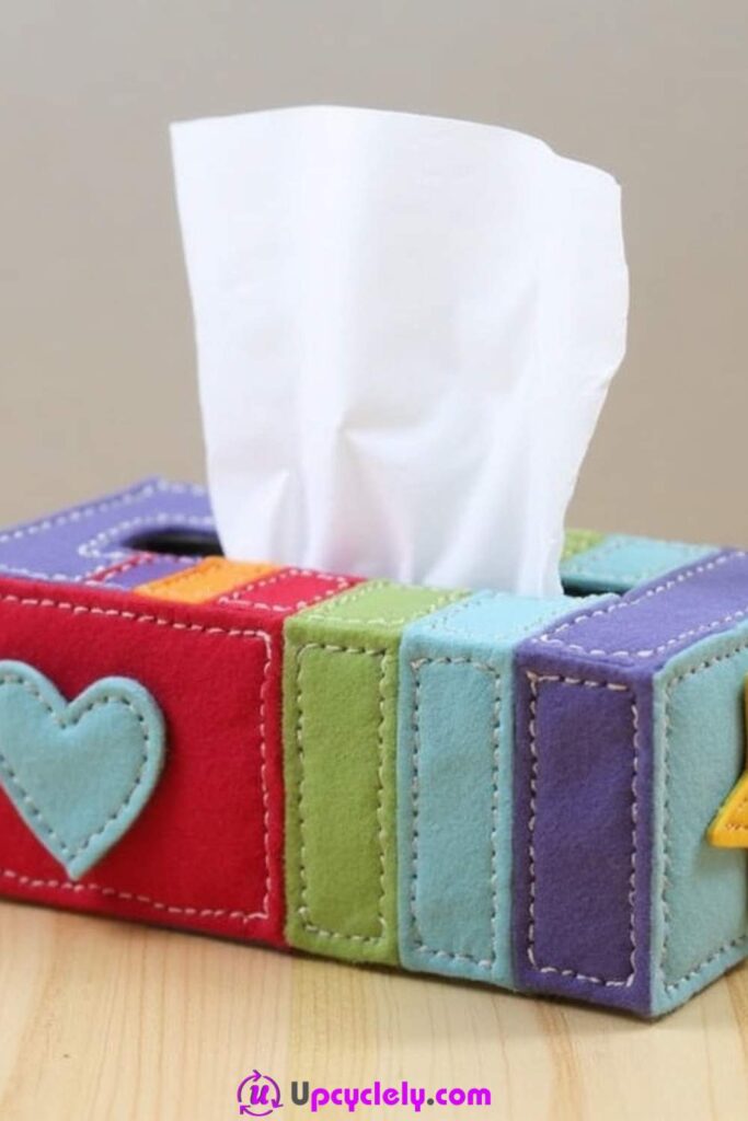 Felt Tissue Box Cover