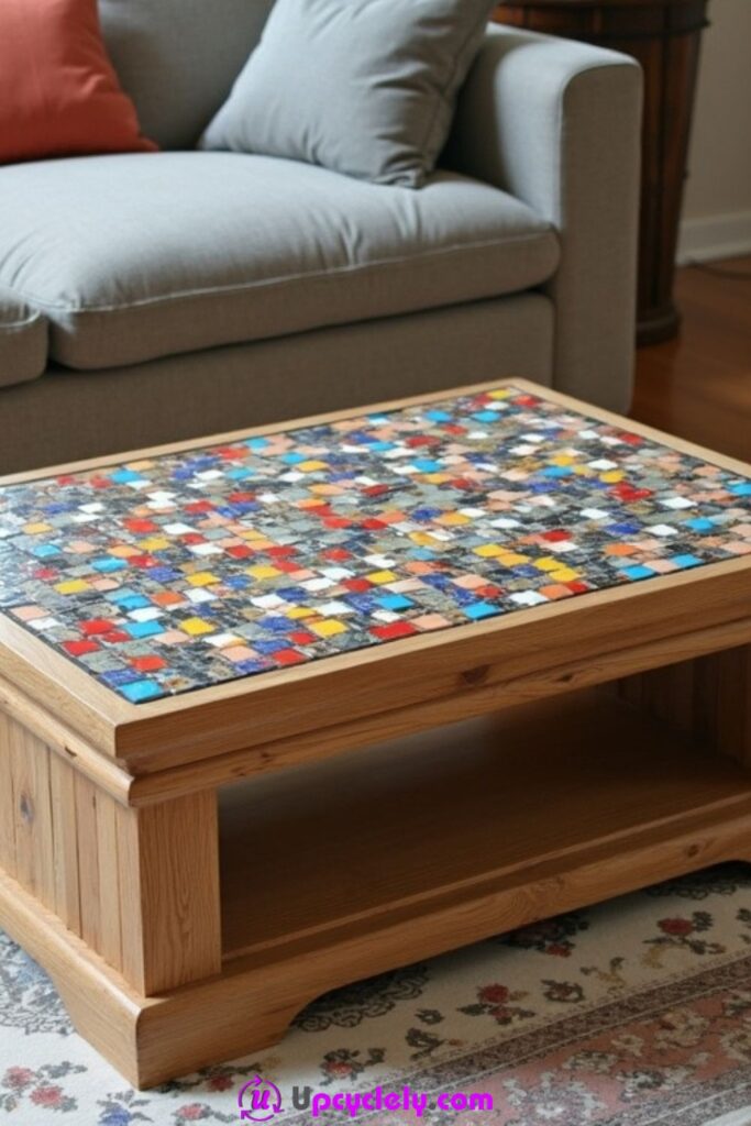 Coffee Table with Mosaic Tiles
