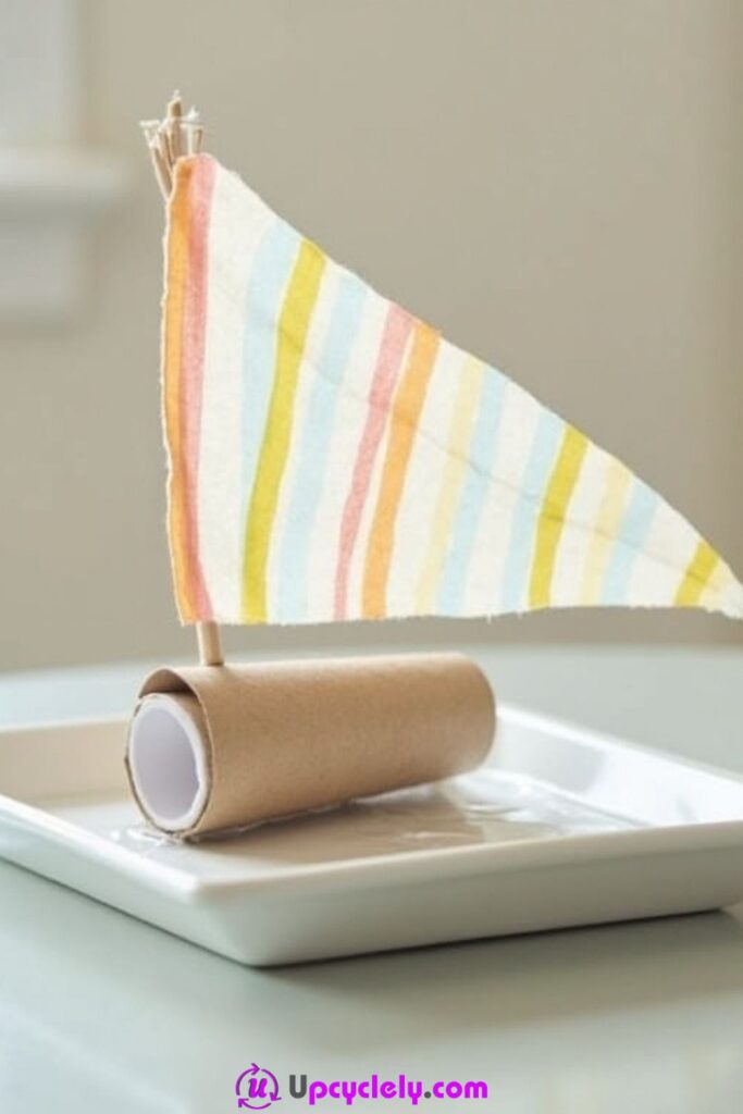 Toilet Paper Roll Boat