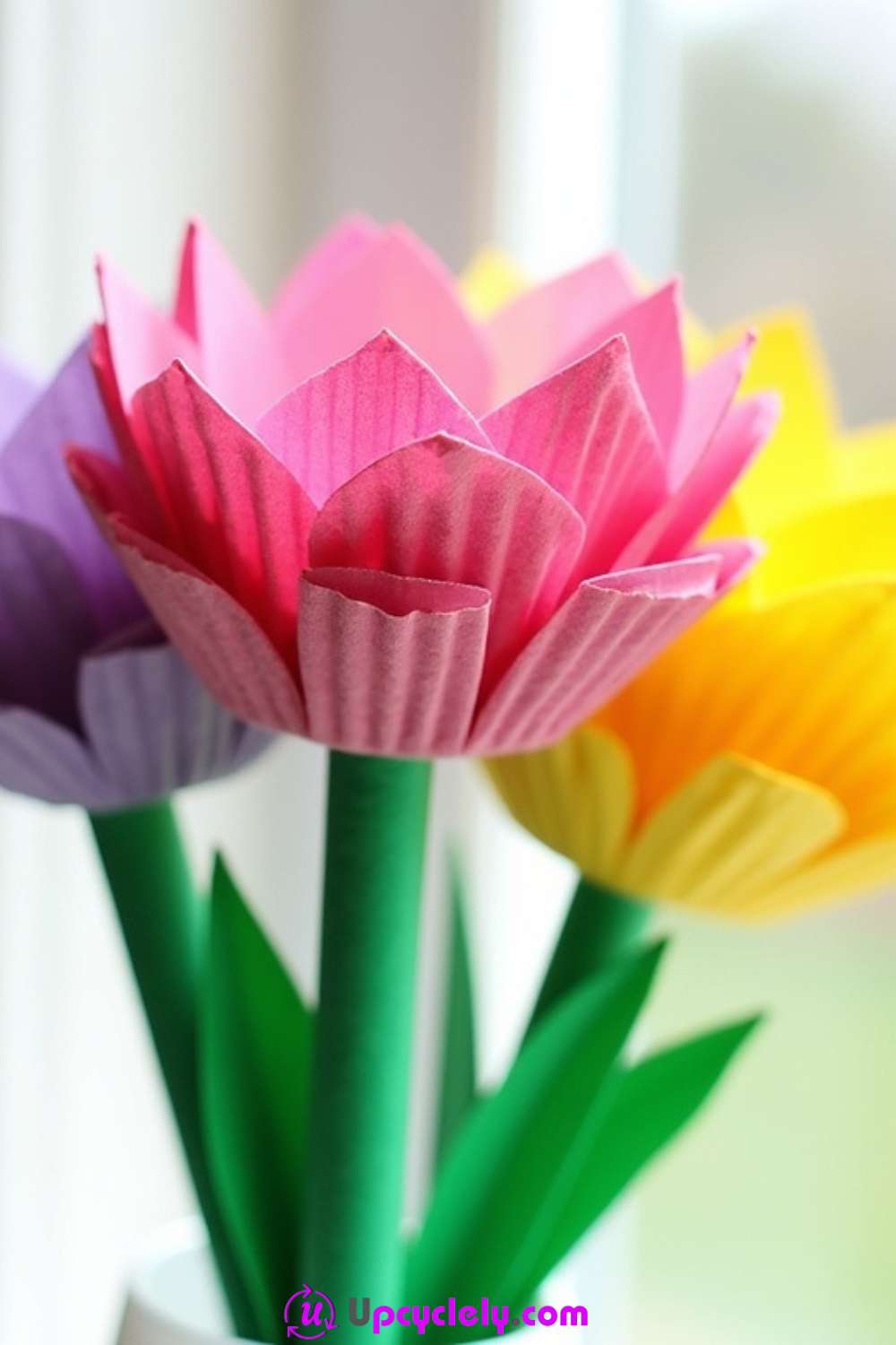 Cupcake Liner Flowers