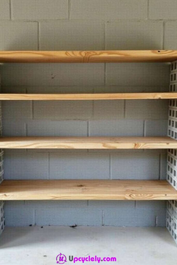 Cinder Block Shelving Idea