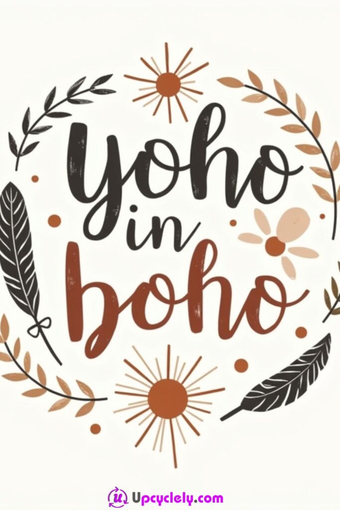 Boho Typography Wall Art