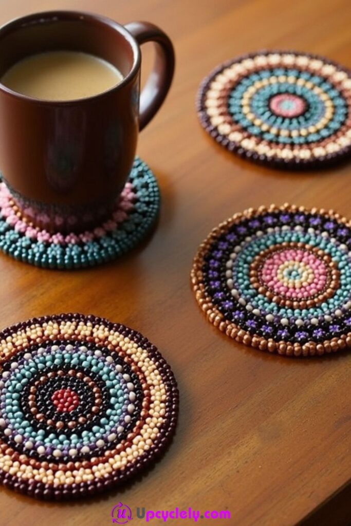 Beaded Coasters
