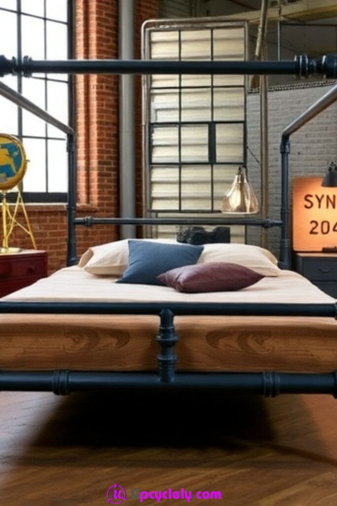 Industrial Bed Frame Design