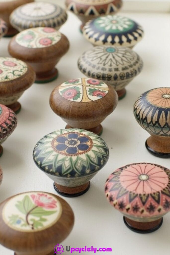 Decoupage Furniture Handles