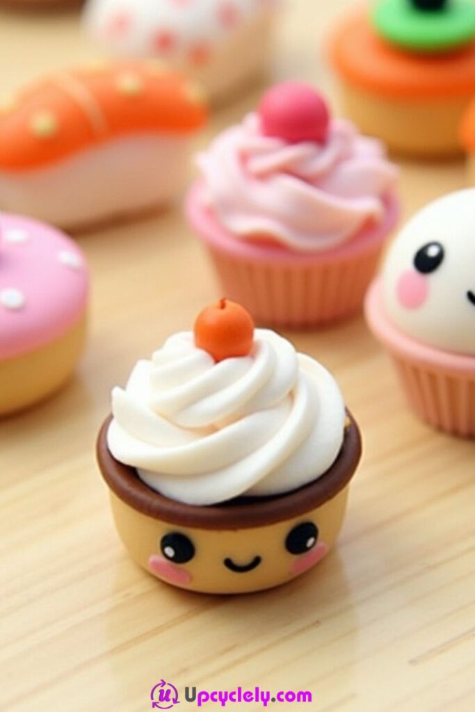 Kawaii Polymer Clay Food Charms