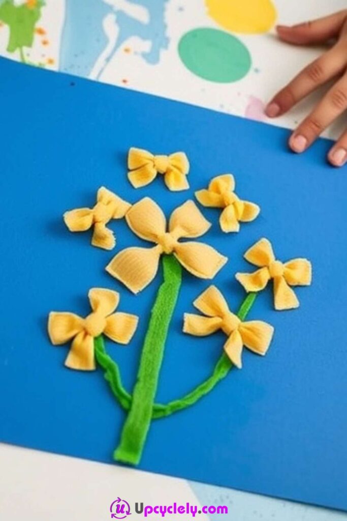 Pasta Flower Collage