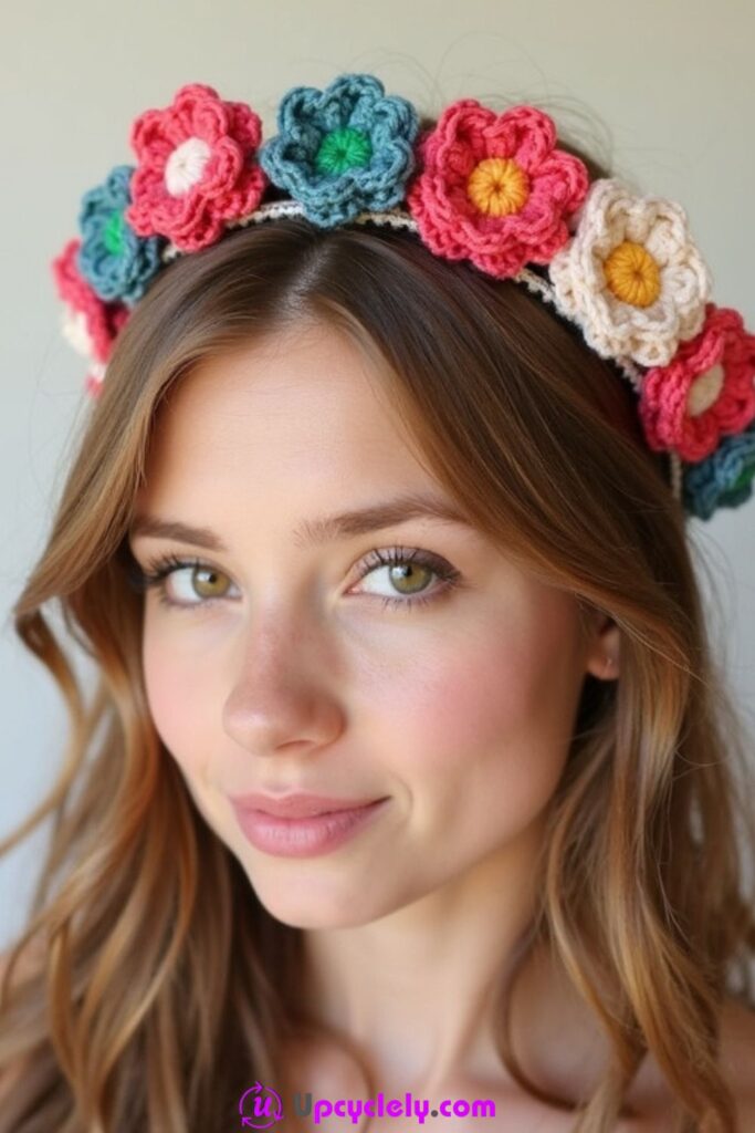 Crochet Flower Crown