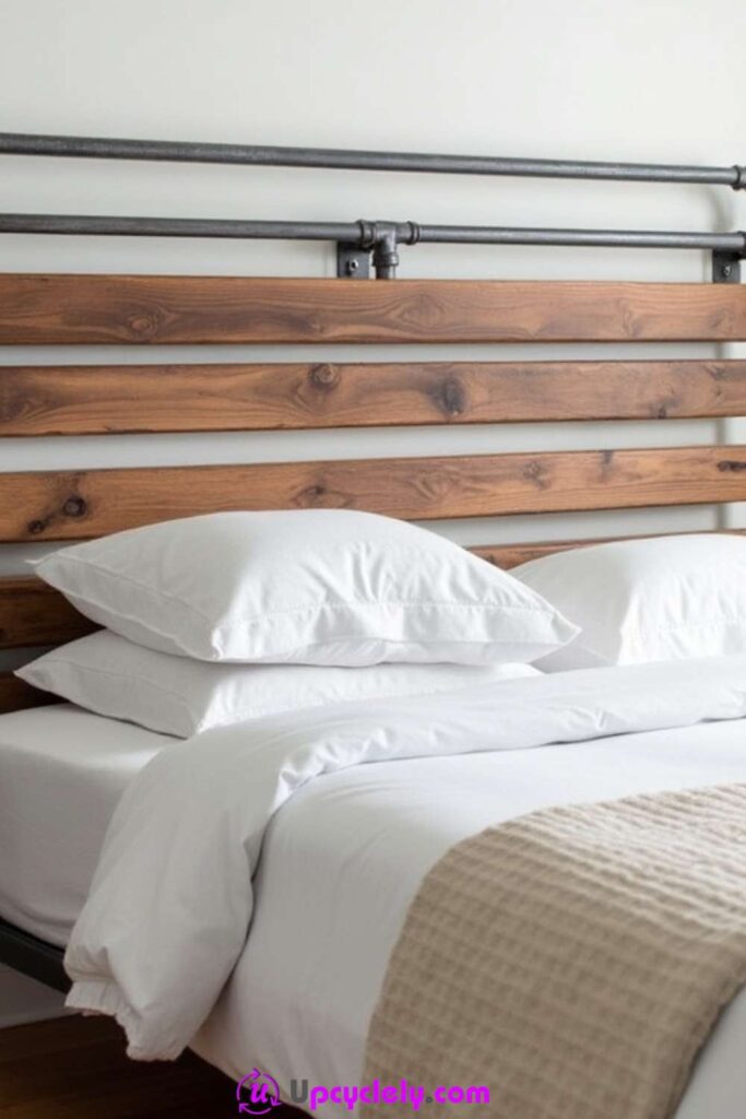 Industrial-Style Headboard