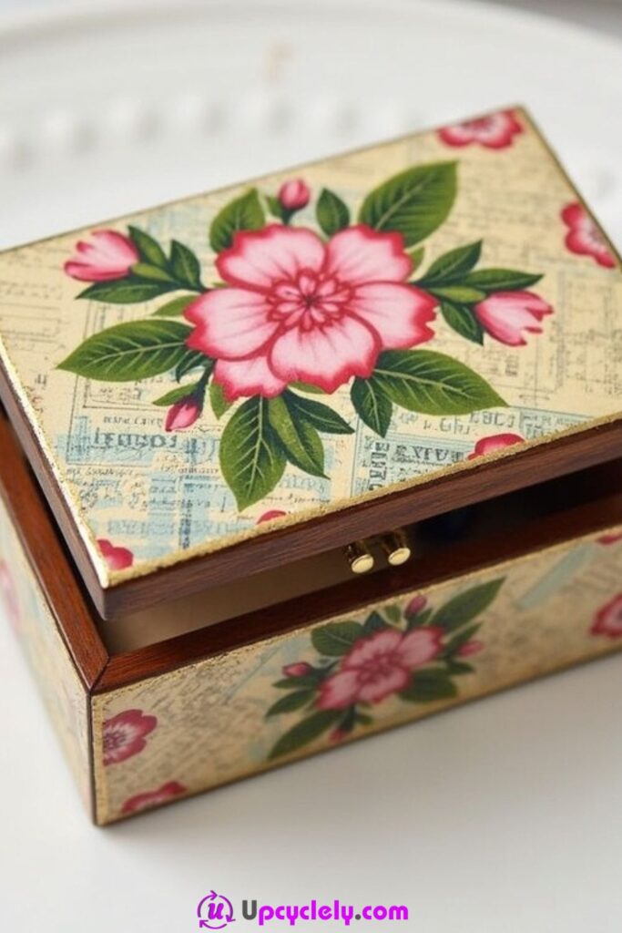 Decoupage Jewelry Boxes
