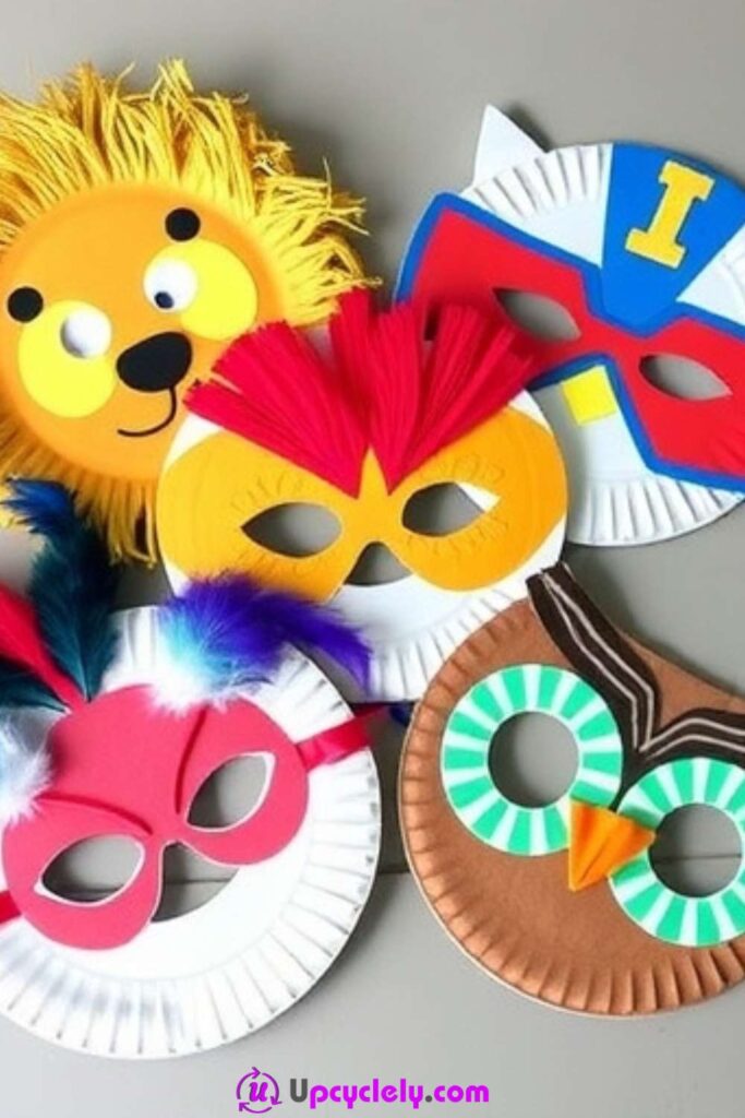 Paper Plate Masks