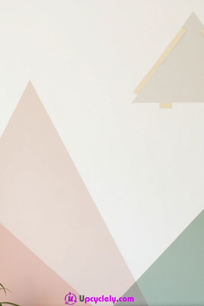 Geometric Wall Design with Tape