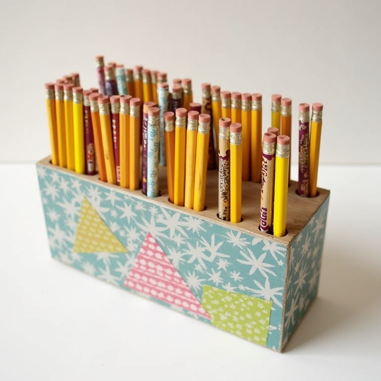 Decorated Pencil Box