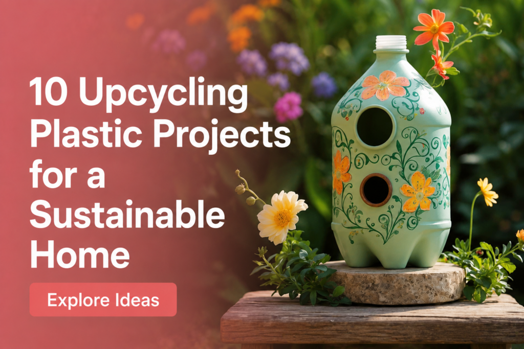 10 Upcycling Plastic Projects for a Sustainable Home