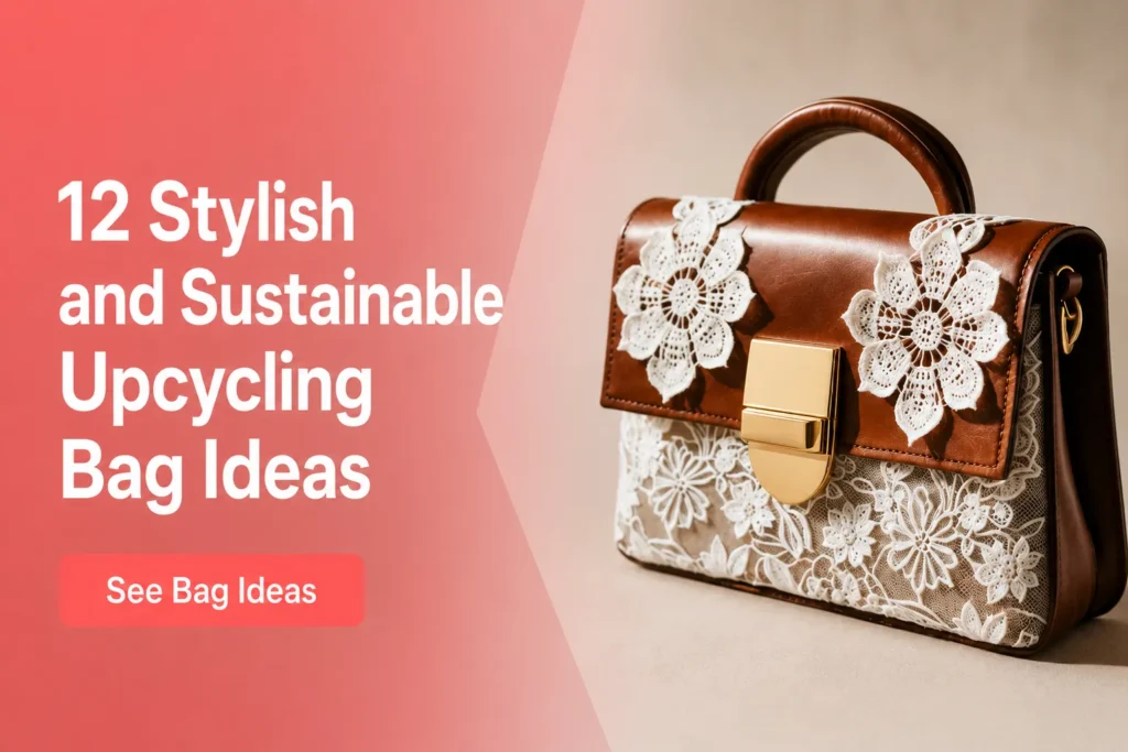 12 Stylish and Sustainable Upcycling Bag Ideas