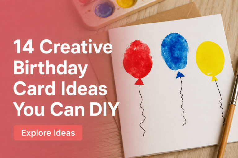 14 Creative Birthday Card Ideas You Can DIY
