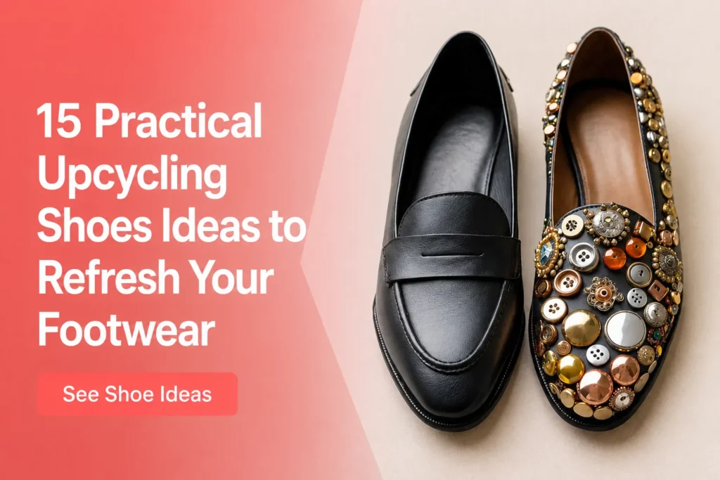 15 Practical Upcycling Shoes Ideas to Refresh Your Footwear