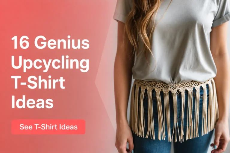 16 Genius Upcycling T-Shirt Ideas