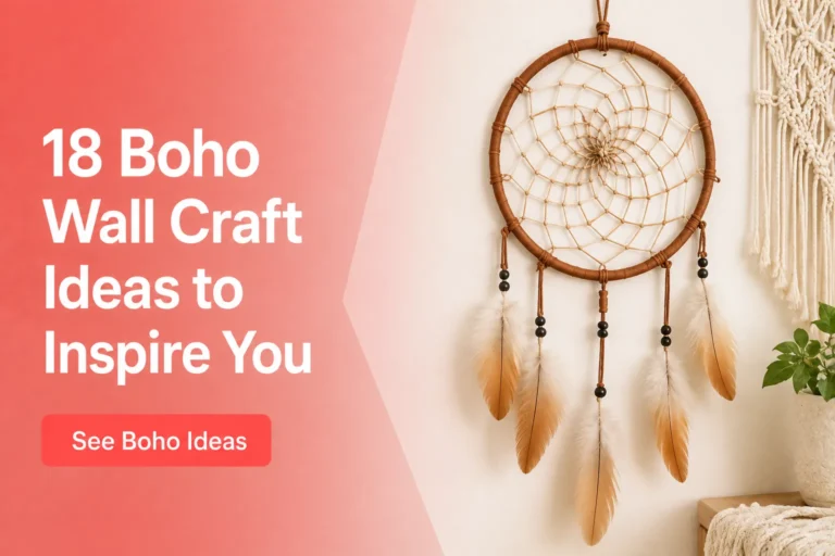 18 Boho Wall Craft Ideas to Inspire You