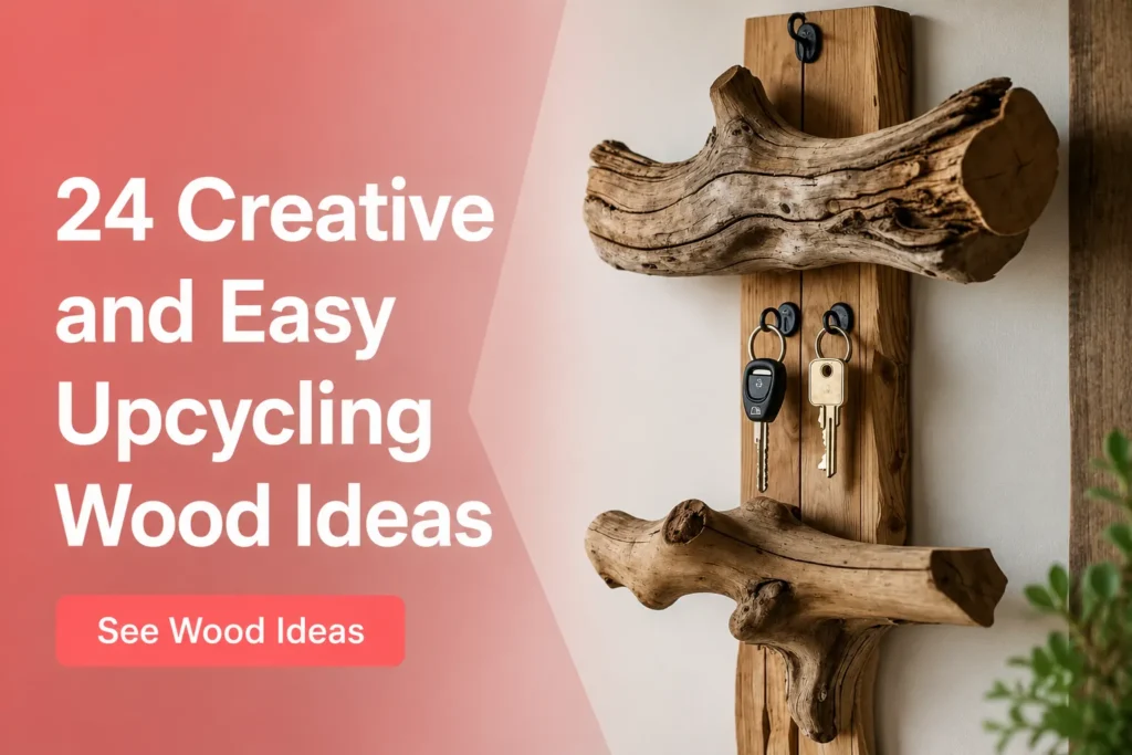 24 Creative and Easy Upcycling Wood Ideas