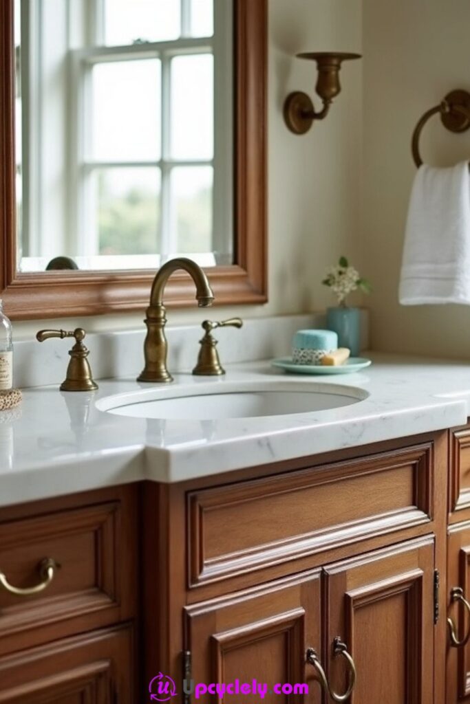 Vintage-style vanities
