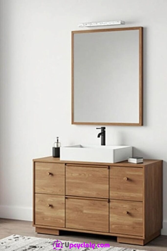 Easy bathroom remodel project