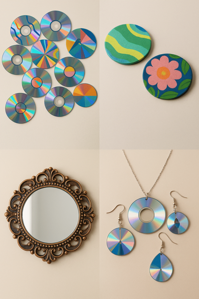 How to Upcycle CDs steps