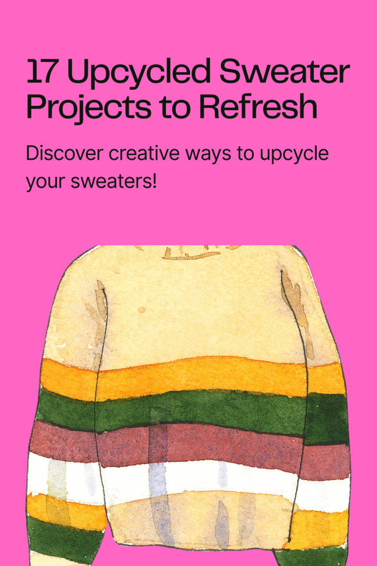 Upcycled Sweater Projects