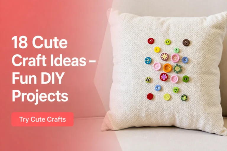 18 Cute Craft Ideas - Fun DIY Projects