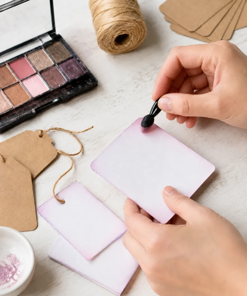 Add Soft Color to Handmade Gift Tags Add Soft Color to Handmade Gift Tags