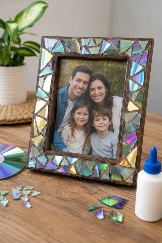 CD Mosaic Photo Frame