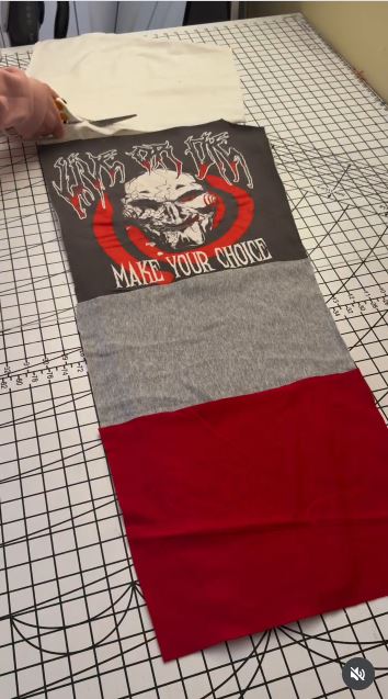 Combine Old Sweats and T-Shirts Into Patchwork Sweatpants