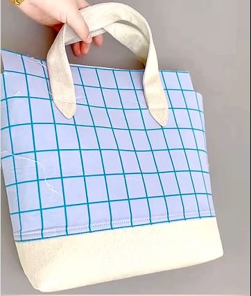 Combine Two Old Shirts Into a Large Zip-Top Tote