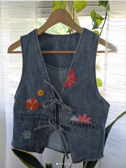 Hide a Bleach Mark With a Fabric Patch