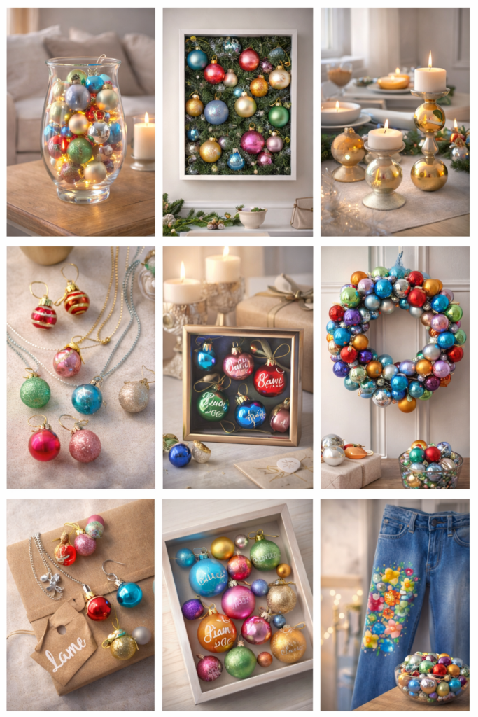How to Repurpose Christmas Ornaments