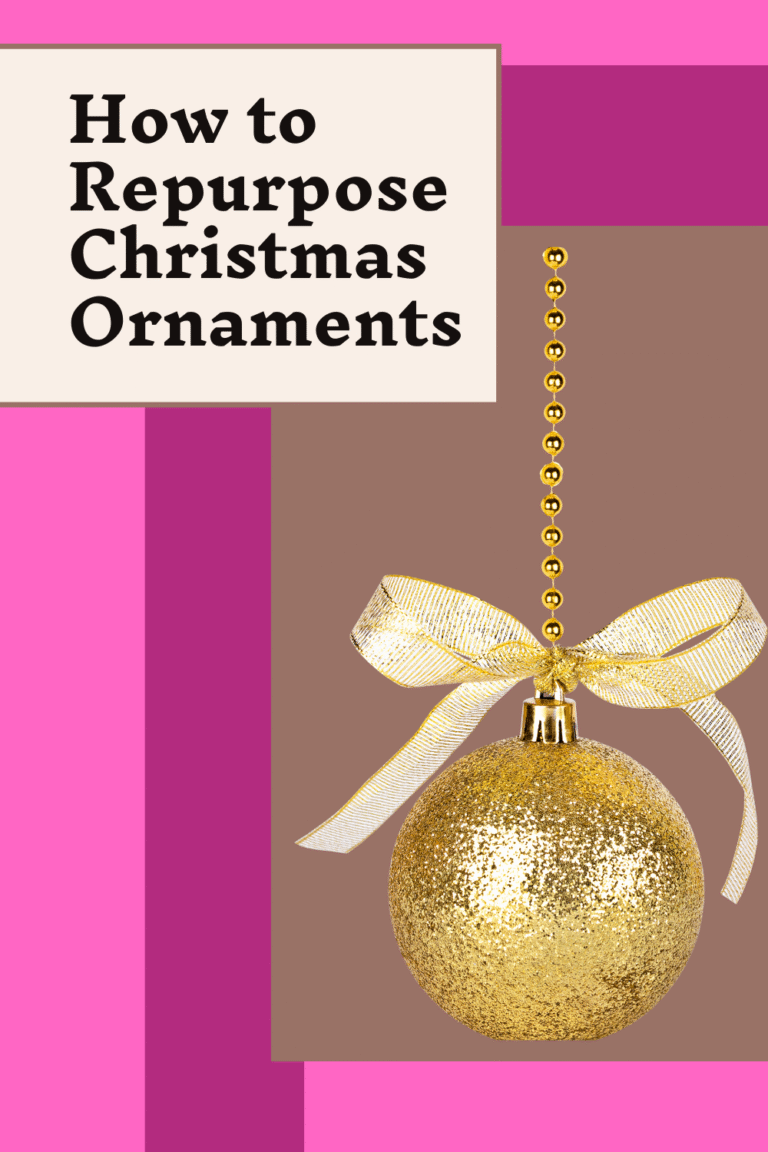 How to Repurpose Christmas Ornaments