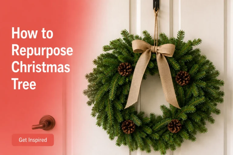 How to Repurpose Christmas Tree