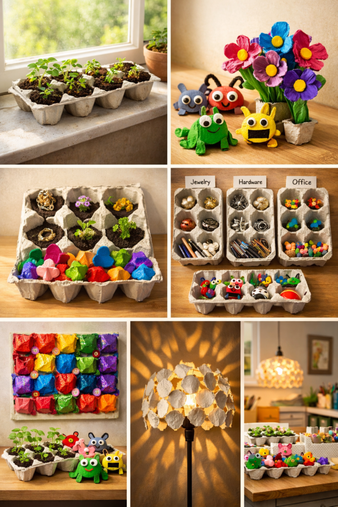 How to Repurpose Egg Cartons