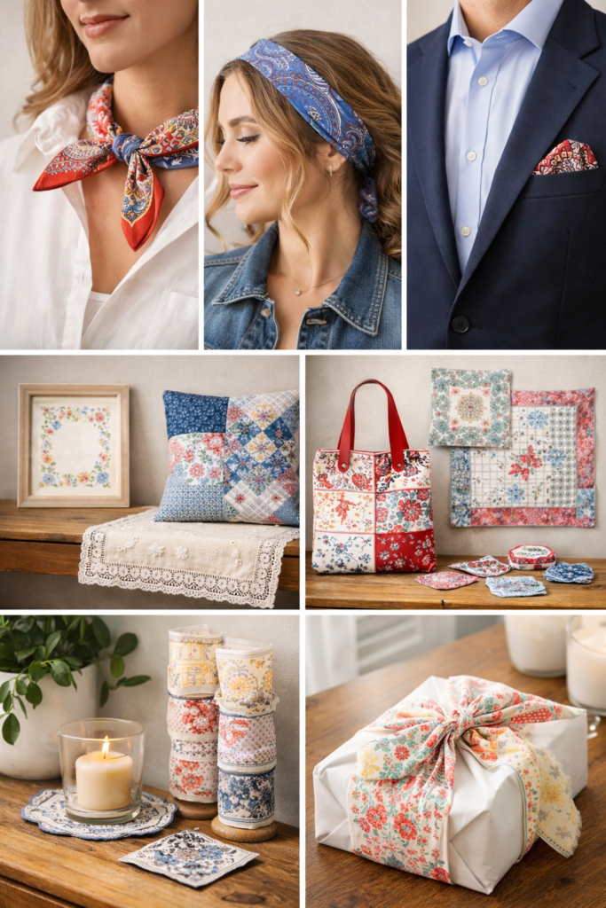 How to Repurpose Handkerchiefs