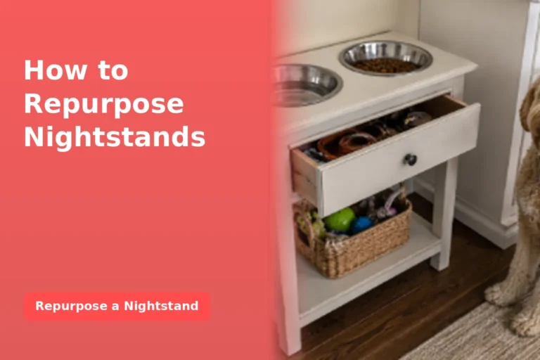 How to Repurpose Nightstands