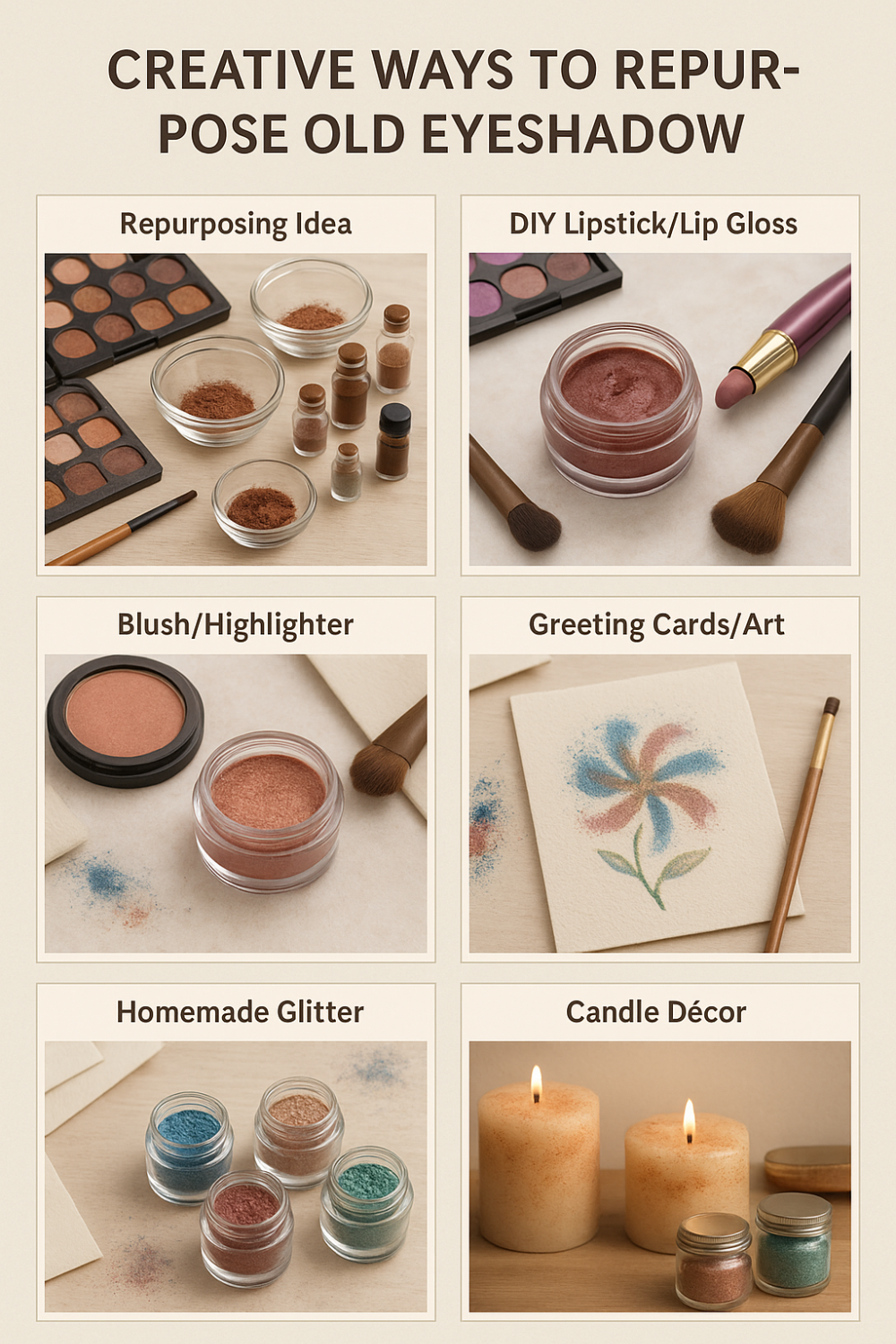 How to Repurpose Old Eyeshadow