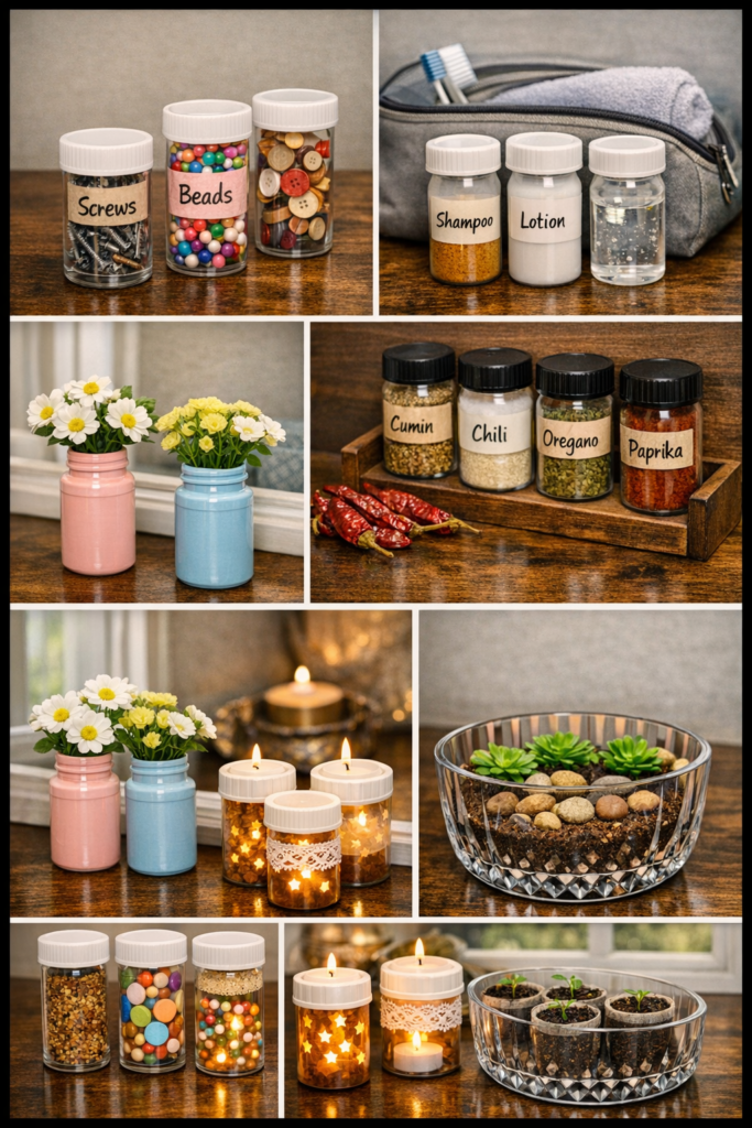 How to Repurpose Pill Bottles