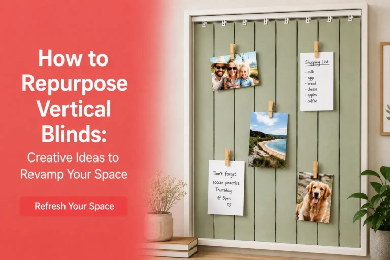 How to Repurpose Vertical Blinds Creative Ideas to Revamp Your Space