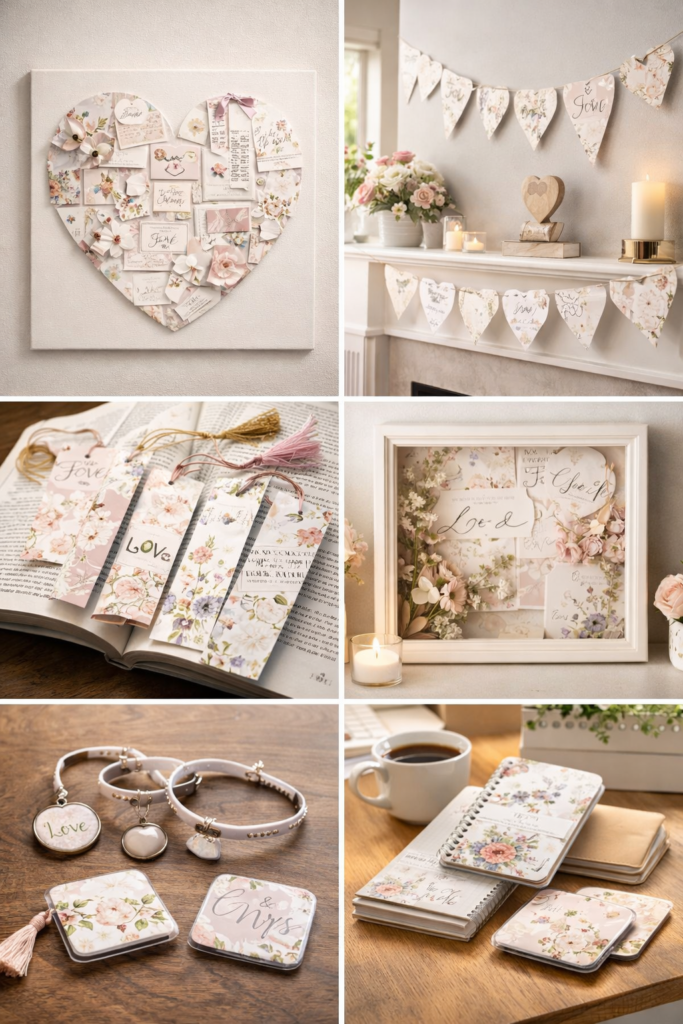 How to Repurpose Wedding Cards