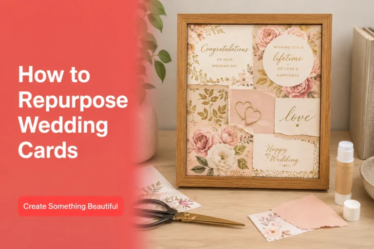 How to Repurpose Wedding Cards