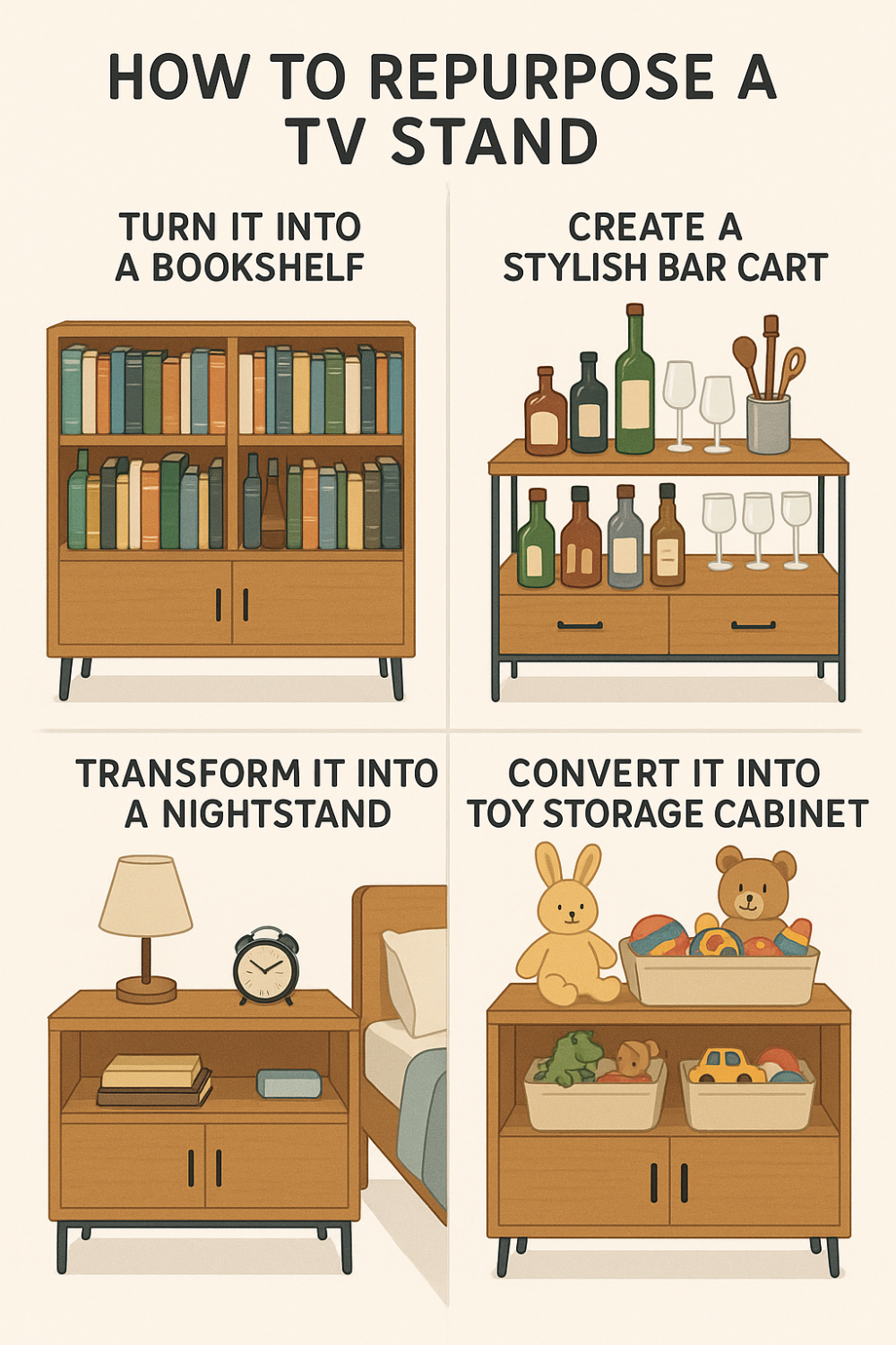 How to Repurpose a TV Stand